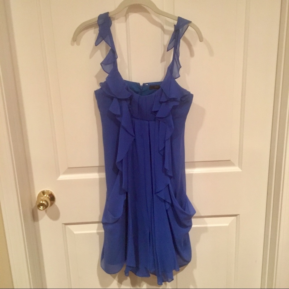 BCBG ROYAL BLUE COCKTAIL DRESS SIZE 0